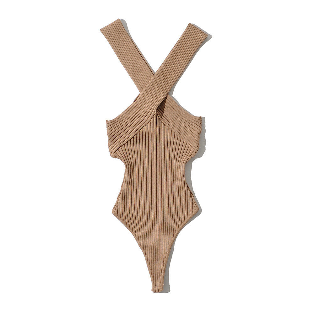 Hollow out backless jumpsuit for women