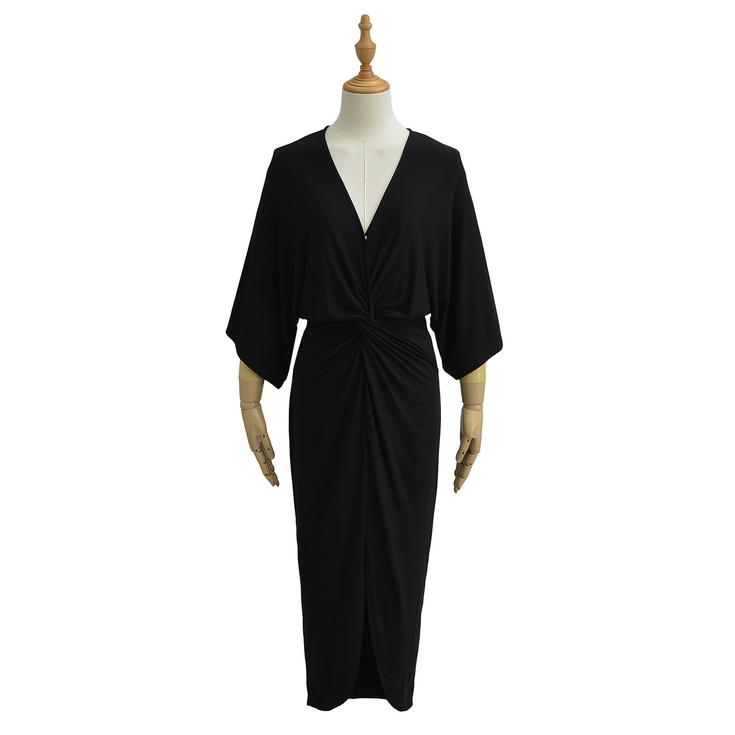 Bat sleeve dress