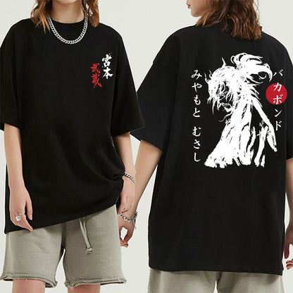 Vagabond Miyamoto Musashi T-shirt met korte mouwen unisex