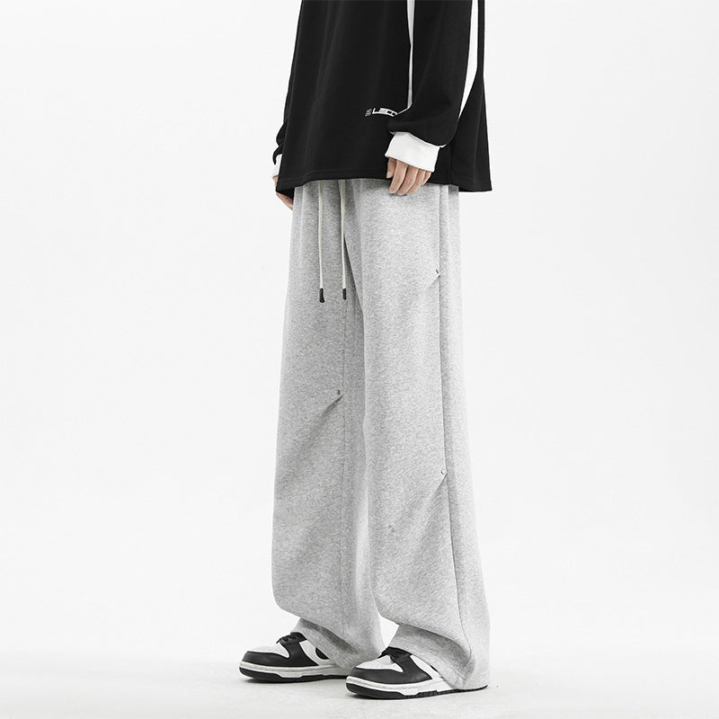 Loose Wide-Leg Trousers for Men
