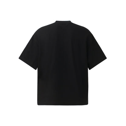 Losse T-shirts met korte mouwen en klinknagels unisex