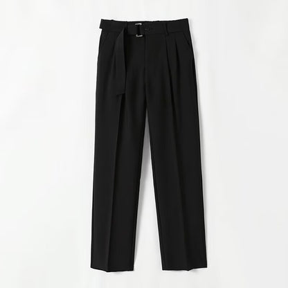 Suit Pants Men's High-End Drape Straight Leg Trousers Spring Autumn Loose Wide Leg Casual Trendy  Long Pants