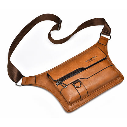 Grote waterdichte PU-leren crossbodytas voor heren