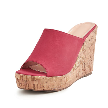 Damessandalen met hoge sleehak