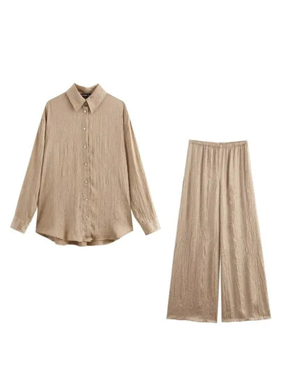 Minimalist Sets Elegant Casual Women's Set Solid Basics Vintage Pants Sets Summer Y2k Women Two-piece Ladies Set