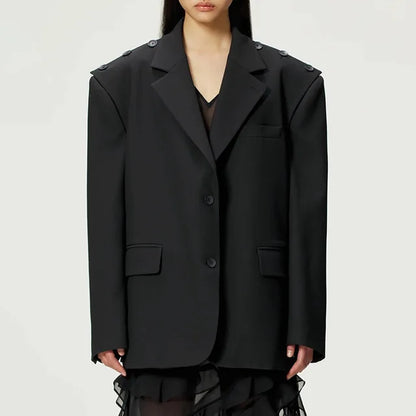 Oversized two top deconstructive high-end blazer