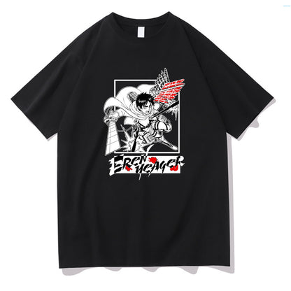 Attack on Titan Printed Short Sleeve Summer T-Shirt