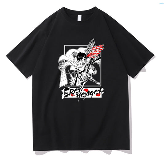 Attack on Titan Printed Short Sleeve Summer T-Shirt