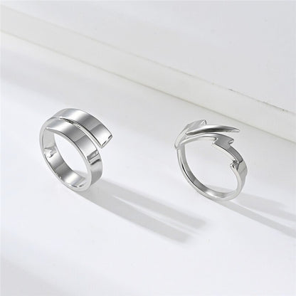 Modieuze 3 mm open ringen voor mannen en vrouwen