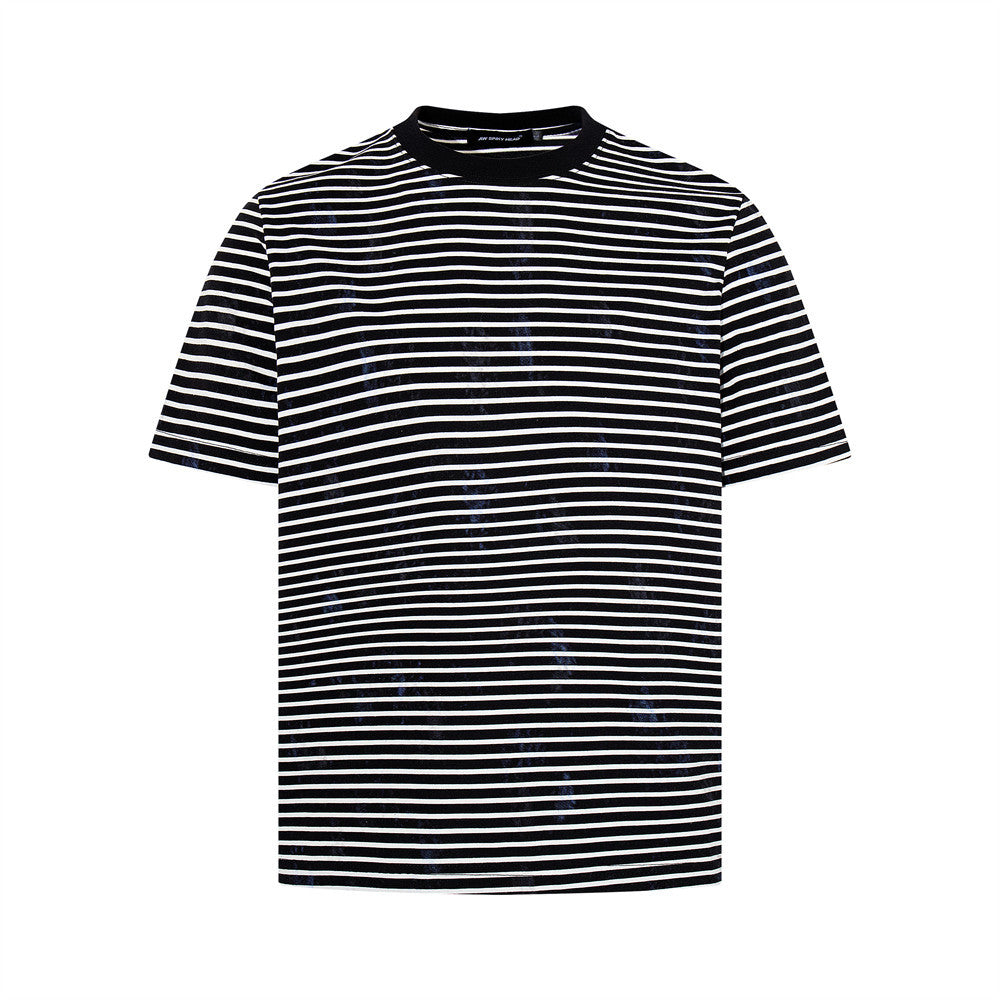 Striped short sleeved t-shirt
