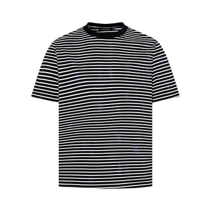 Striped short sleeved t-shirt