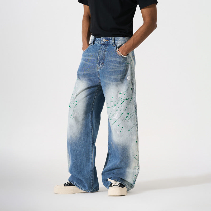 Street Style Trendy Loose Wide-Leg Jeans