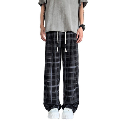 Summer loose straight leg wide leg pants versatile long pants