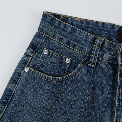 Make old wide leg straight leg long pants
