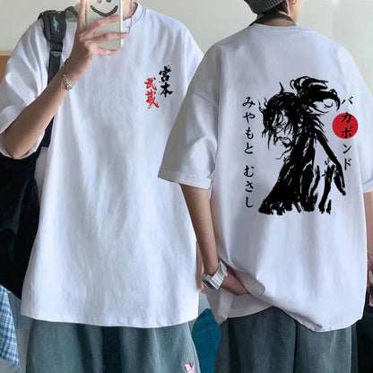 Vagabond Miyamoto Musashi T-shirt met korte mouwen unisex