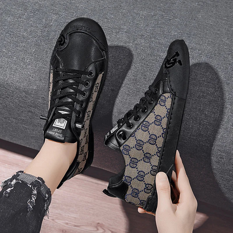 Heren casual boardschoenen met print