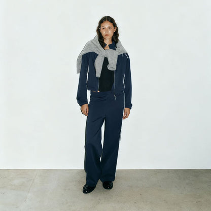 Sports pants set loose two-piece set