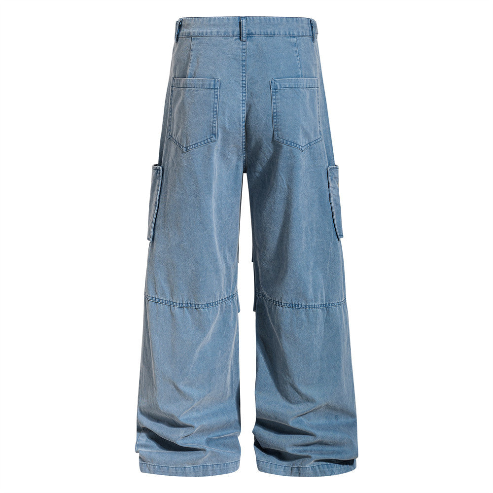 Pleated wide leg pants