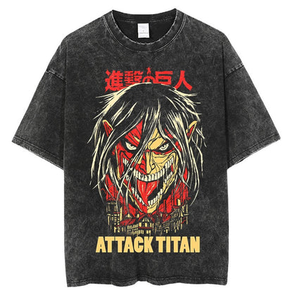 High Street European and American Summer Men's Top Attacks Giants