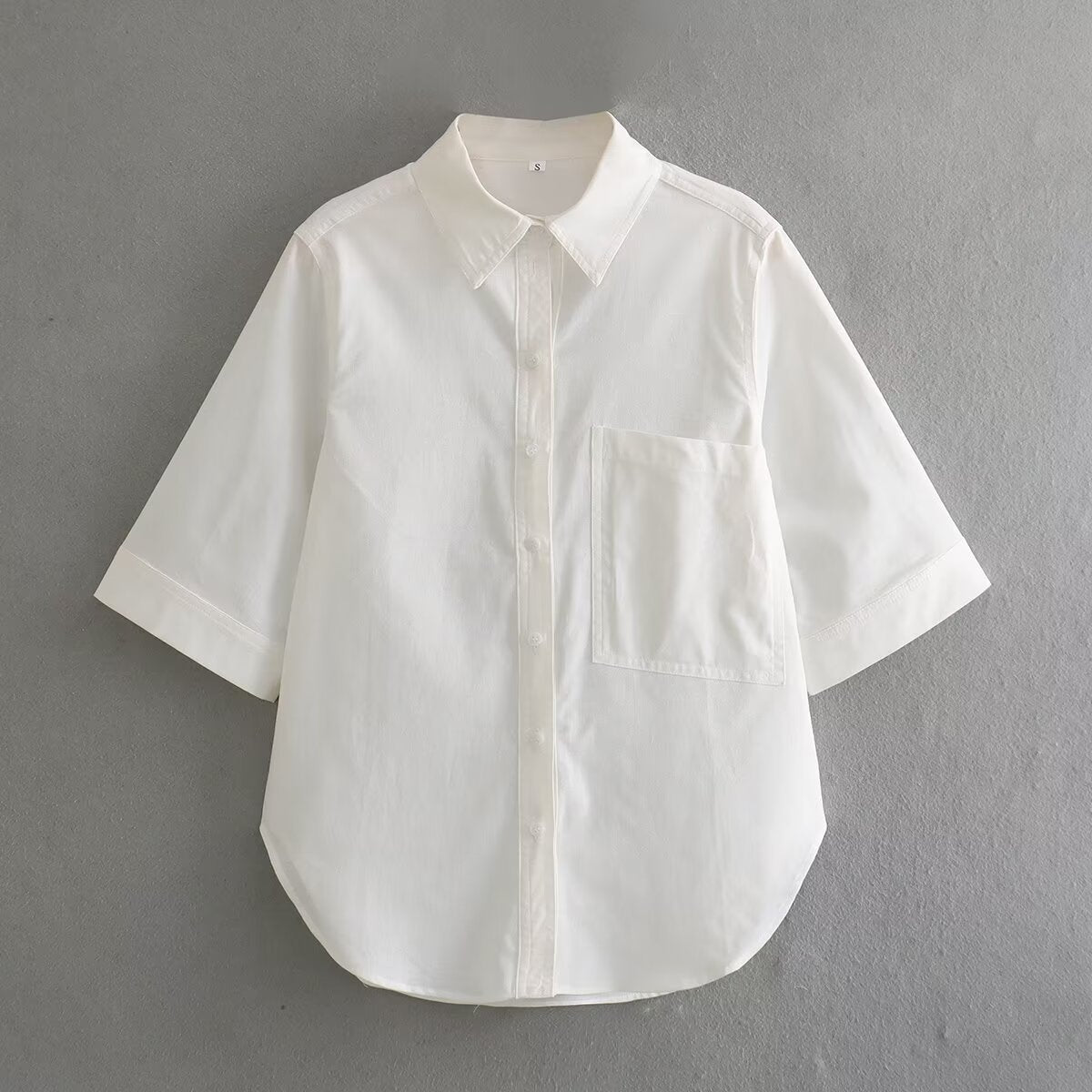 Women's Clothing Imitation Linen Blouse Top + Imitation Linen Loose Shorts Set
