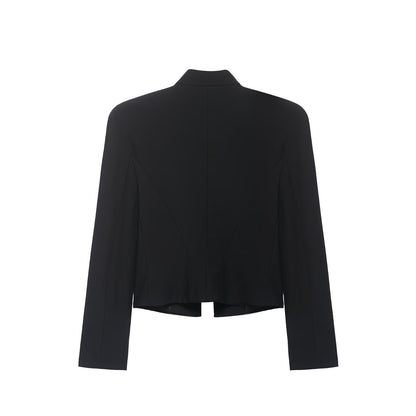 Women's Tailored Blazer with Pad Shoulder
