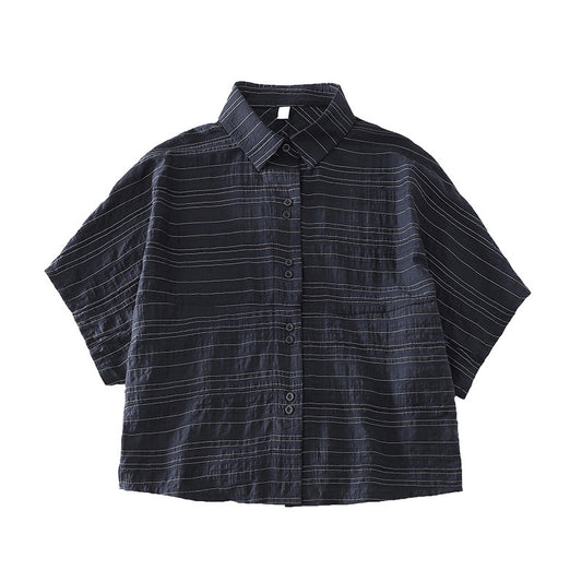 Loose Batwing Shirt Top for Women