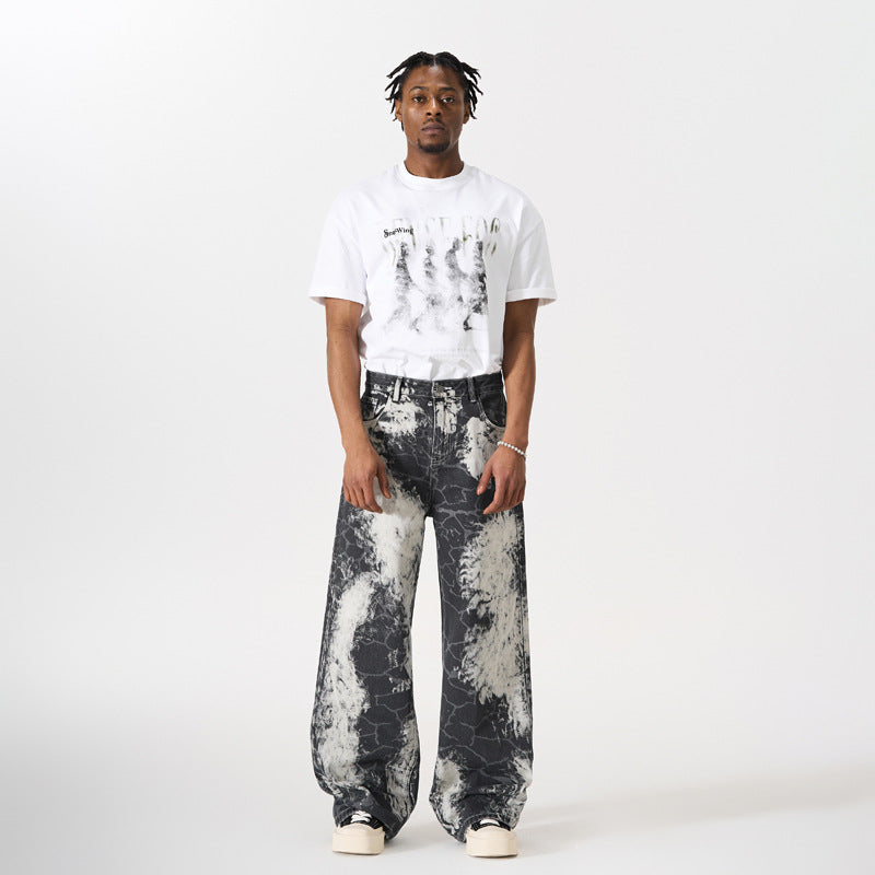 Oversized Fit, Trendy High-Street Straight Leg Pants