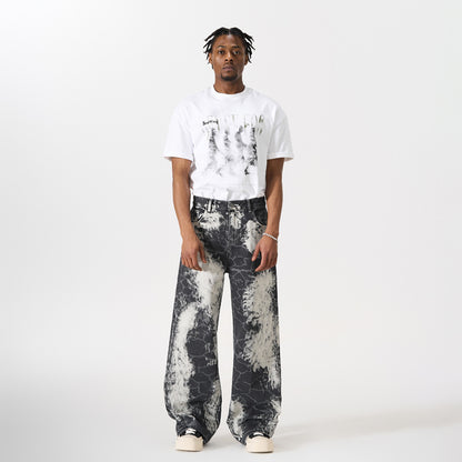Oversized Fit, Trendy High-Street Straight Leg Pants