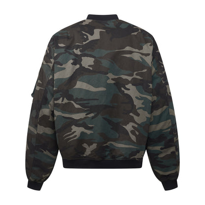Camouflage katoenen jacket voor heren