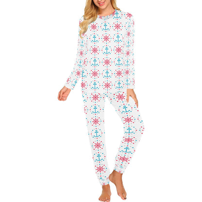 Women's All Over Print Pajama Set (Sets 07)