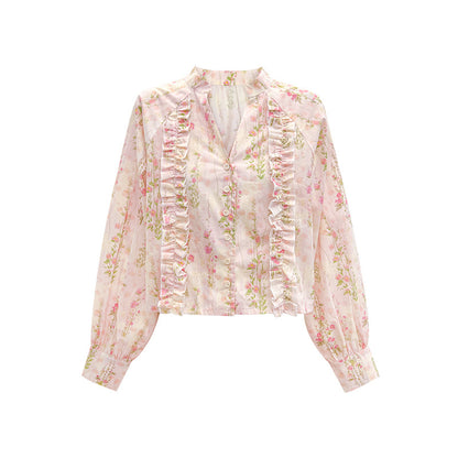 New floral shirt for women