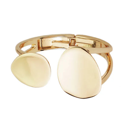 Dames statement armband  van legering met ruwe opening
