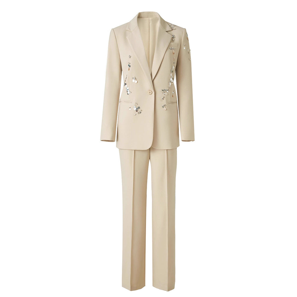 Two piece slim fit suit set