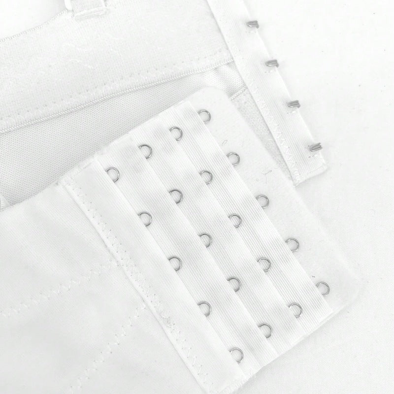 White Strapless Camisole Gathered Beaded Rhinestone Bustier Innerwear