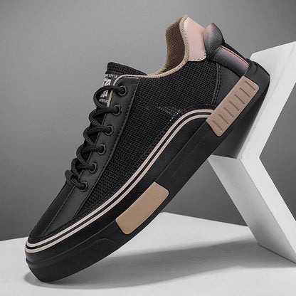 Thin mesh perforated board shoes