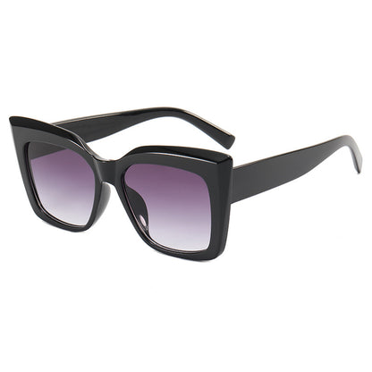 New Large Frame Retro Fashion Sunglasses Ins Catwalk Street Shooting Men And Women Sunglasses