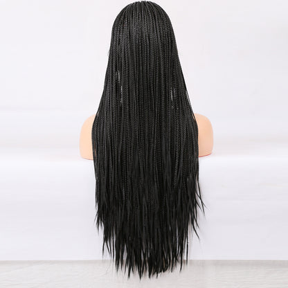 Gevlochten lace wig