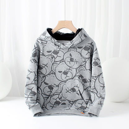 Jongens hoodie met print