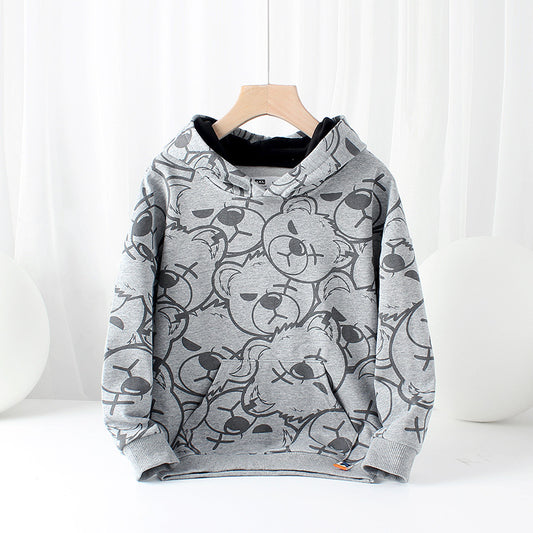 Jongens hoodie met print