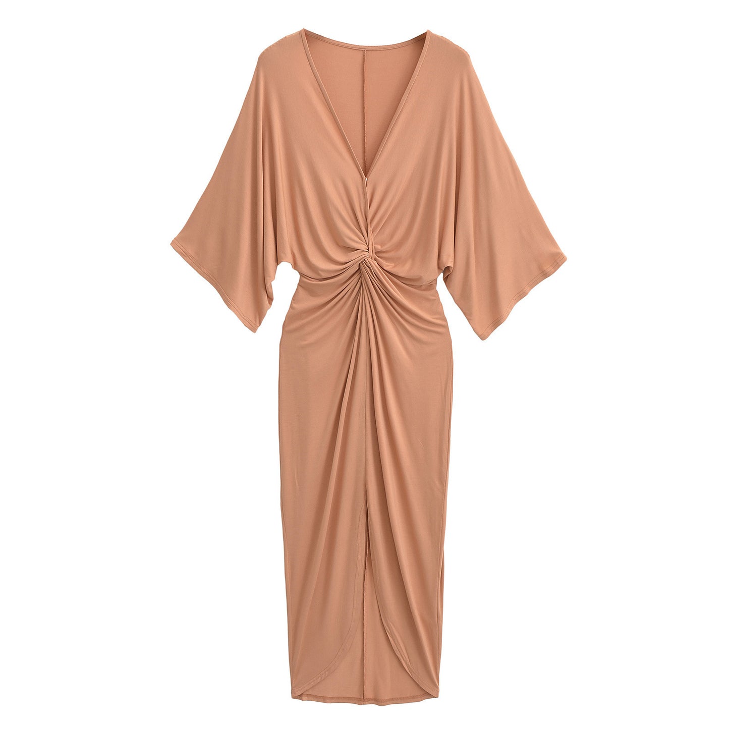 Bat sleeve dress