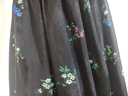 Vintage Printing Lace-up Lantern Sleeve Maxi Dress For Women O-neck Loose Holiday Dresses Summer New Clothing