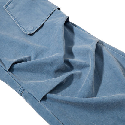Pleated wide leg pants
