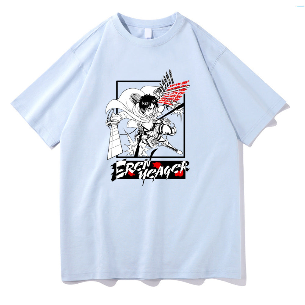 Attack on Titan Printed Short Sleeve Summer T-Shirt
