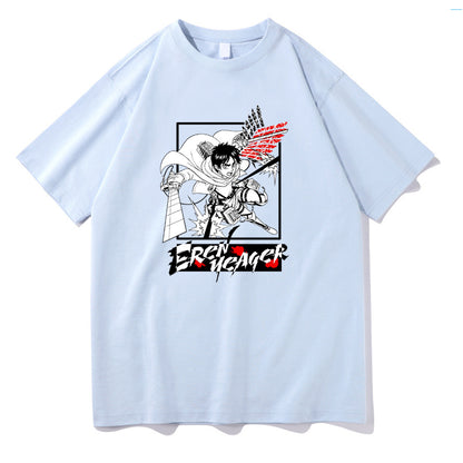 Attack on Titan Printed Short Sleeve Summer T-Shirt