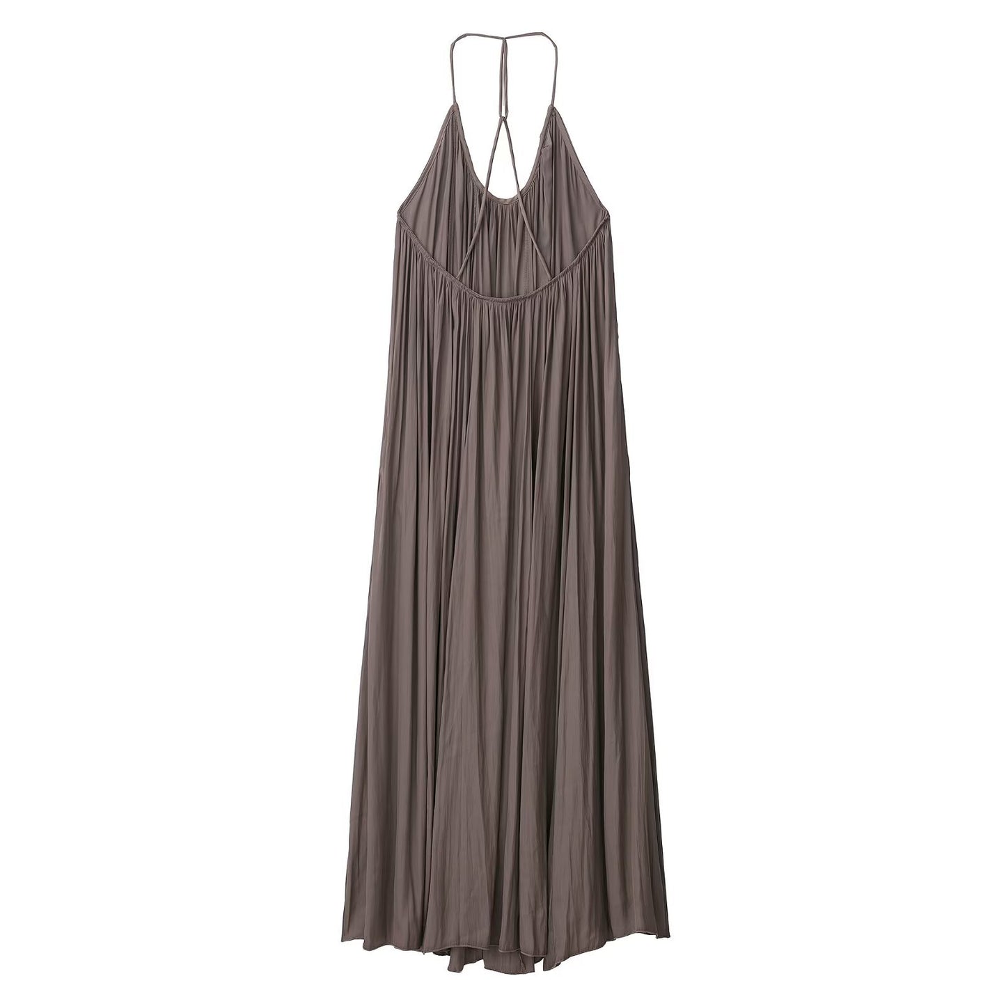 Silk textured long dress