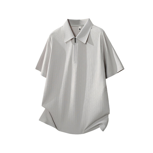 Flip Collar Men's Polo Shirt