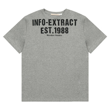 Short Sleeve T-Shirt Summer New Letter Print Casual Loose