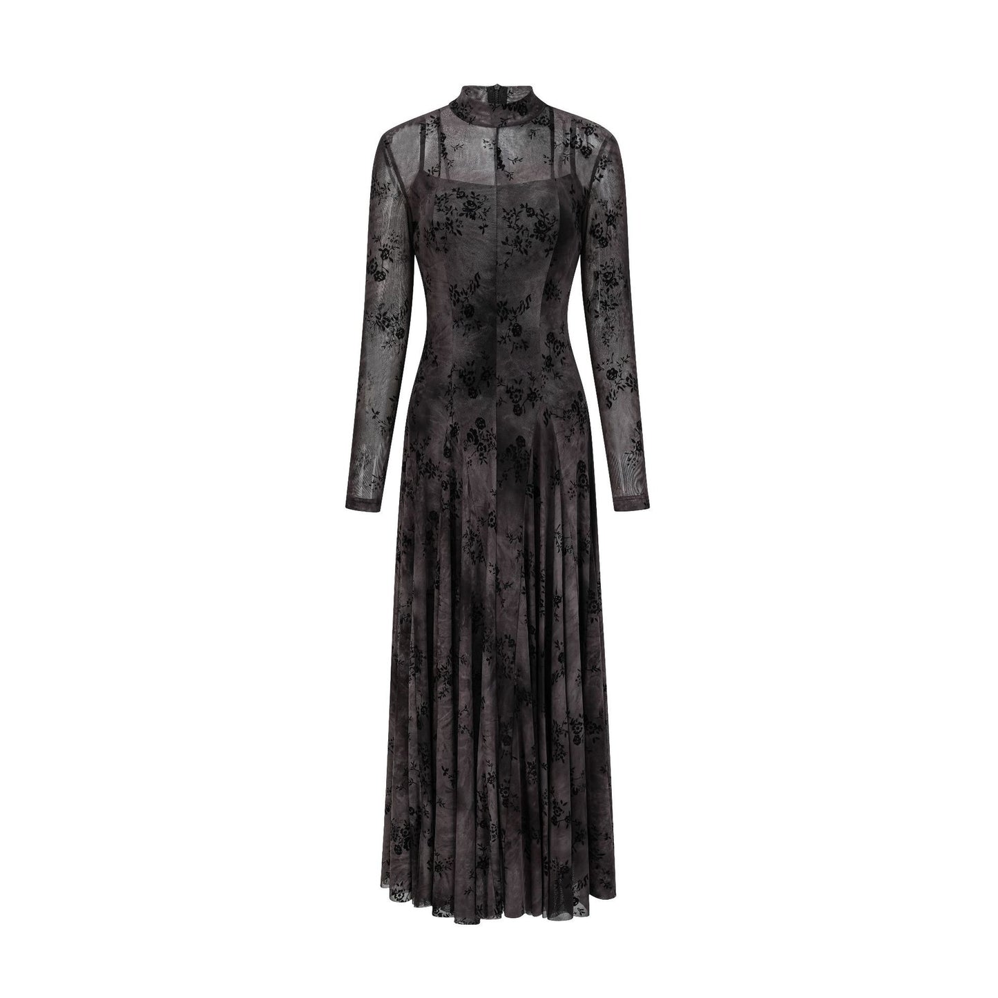 Floral long sleeved dress