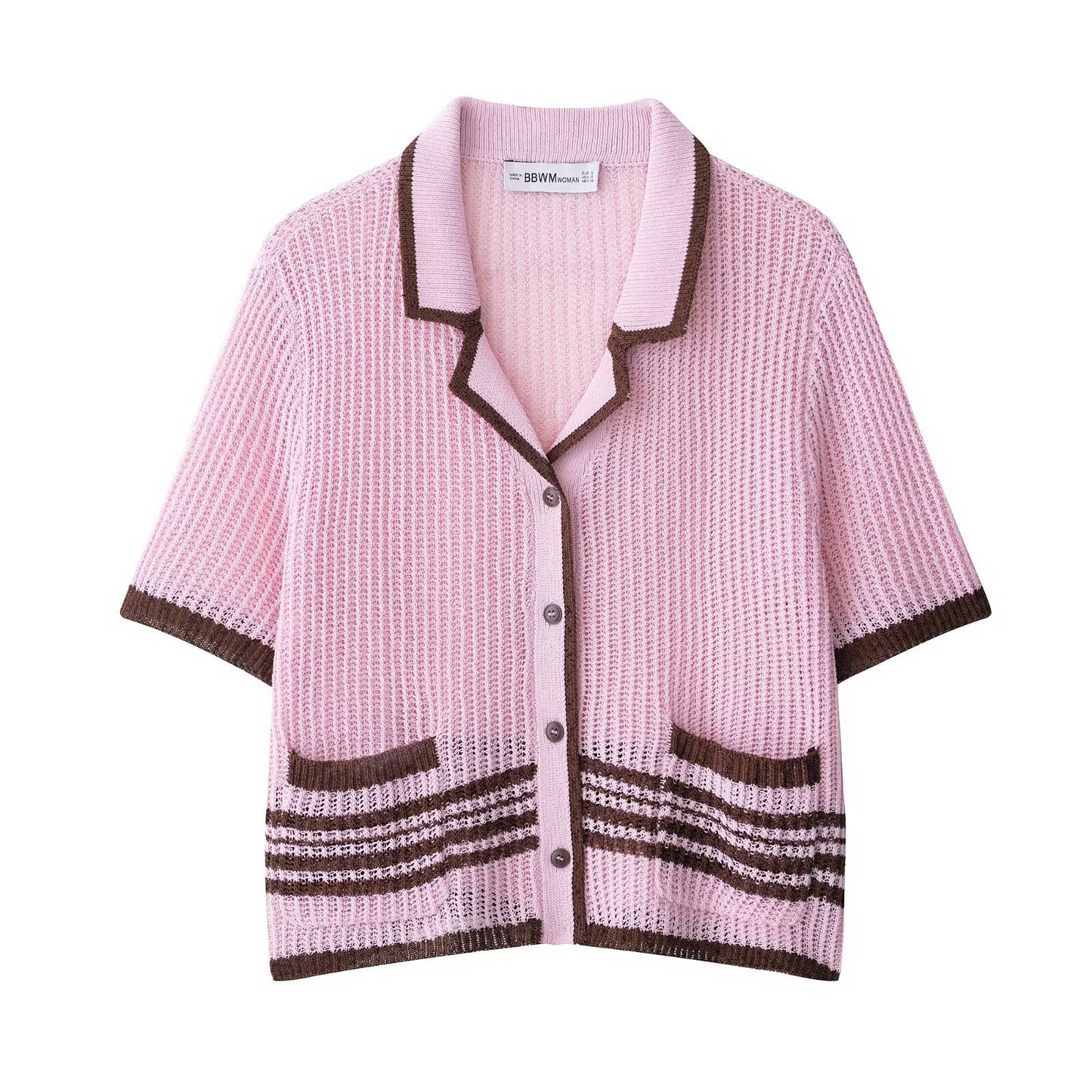 Knitted Top+Knitted Shorts Set for Women