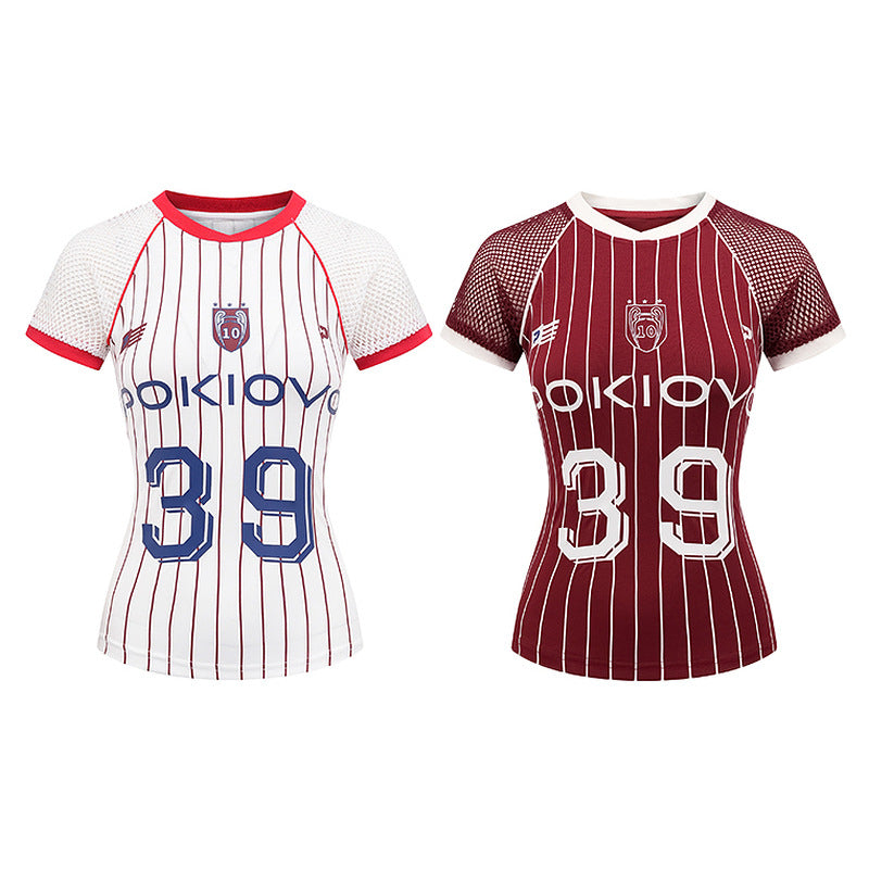 Short Sleeve Mesh Sleeve T-Shirt for Women Summer